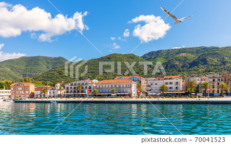 View of the coast near Kotor, the Adritaic sea, Montenegro View of the coast near Kotor, the Adritaic sea, Montenegro 70041523