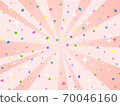 Pink event campaign background and glitter confetti 70046160