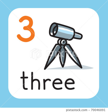 Card for learning to count from 1 to 10. Education Card for learning to count from 1 to 10. Education 70046891