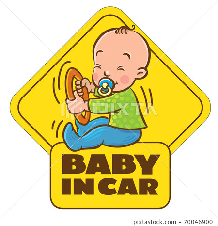 Funny small baby sitting with dummy Funny small baby sitting with dummy 70046900