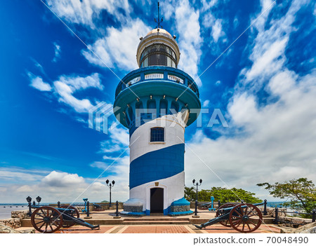 Lighthouse Santa Anna fort Las Penas Guayaquil Ecuador landmark Lighthouse Santa Anna fort Las Penas Guayaquil Ecuador landmark 70048490