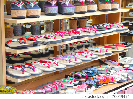 Colorful sandals souvenirs 70049435