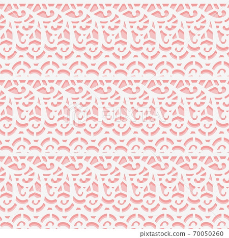 Simple lace fabric. Seamless white pattern on... - Stock Illustration ...