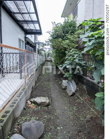 Roads and outer walls that need cleaning due to weeds and dirt Roads and outer walls that need cleaning due to weeds and dirt 70050297