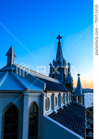 Before the dawn of Magome Church [Nagasaki City] 70051416