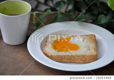 toast or egg toast and hot drink toast or egg toast and hot drink 70053468