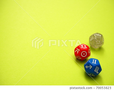 A dodecahedron dice called Astro Dice with astrological constellations, planets, and houses printed on it. A dodecahedron dice called Astro Dice with astrological constellations, planets, and houses printed on it. 70053823