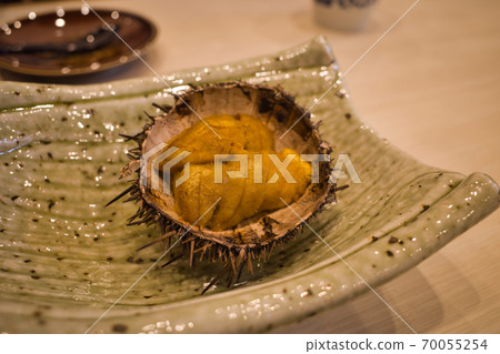 Grilled sea urchin from Hakodate, Hokkaido 70055254