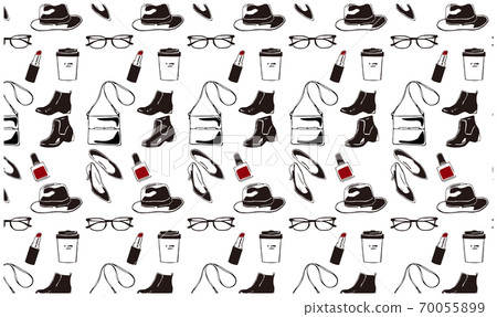 Line art pattern of fashion miscellaneous goods 70055899