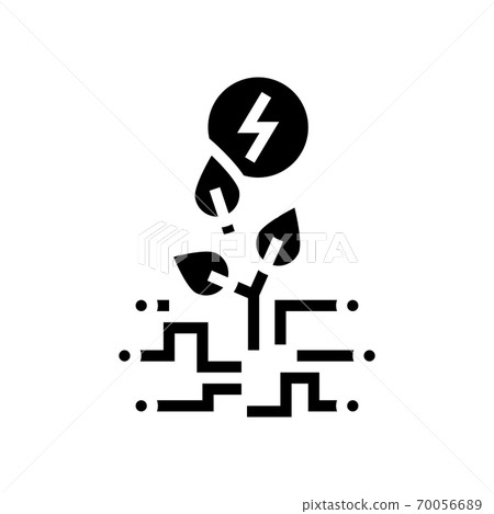 eco energy glyph icon vector black illustration eco energy glyph icon vector black illustration 70056689
