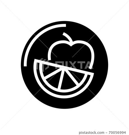 fruits department store glyph icon vector illustration fruits department store glyph icon vector illustration 70056994