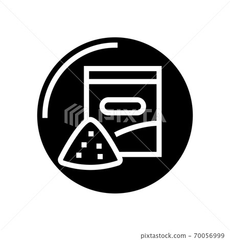 snacks department store glyph icon vector illustration 70056999