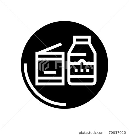 canned food department store glyph icon vector illustration canned food department store glyph icon vector illustration 70057020
