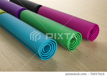Colorful yoga mats 70057028