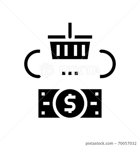 purchase products glyph icon vector black illustration purchase products glyph icon vector black illustration 70057032