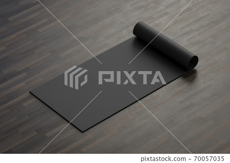 Black yoga mat Black yoga mat 70057035