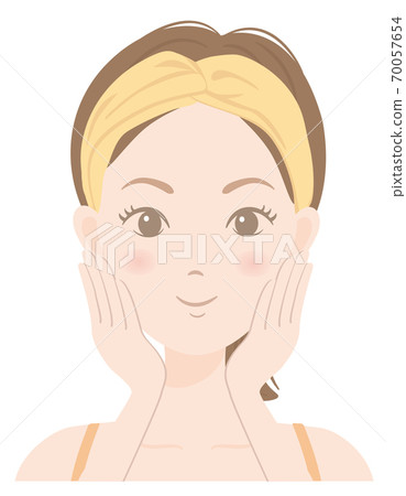 Women's skin care B_12 Women who care for their skin Women's skin care B_12 Women who care for their skin 70057654