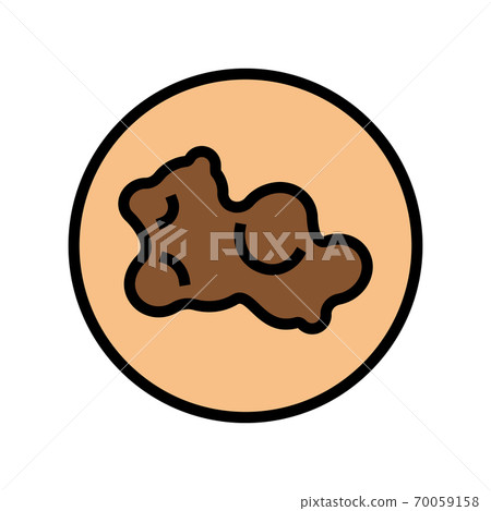 skin cancer color icon vector flat illustration skin cancer color icon vector flat illustration 70059158