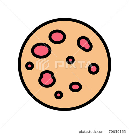 pityriasis rosea skin disease color icon vector illustration pityriasis rosea skin disease color icon vector illustration 70059163