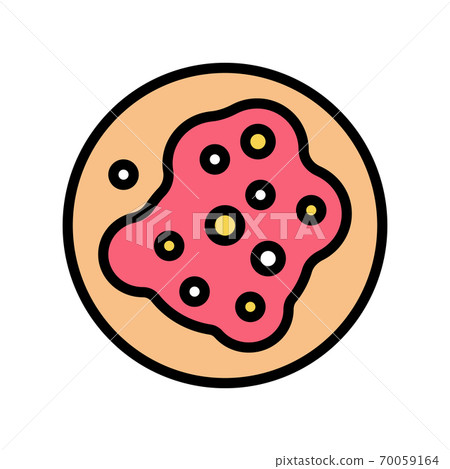 pustular skin disease color icon vector illustration pustular skin disease color icon vector illustration 70059164