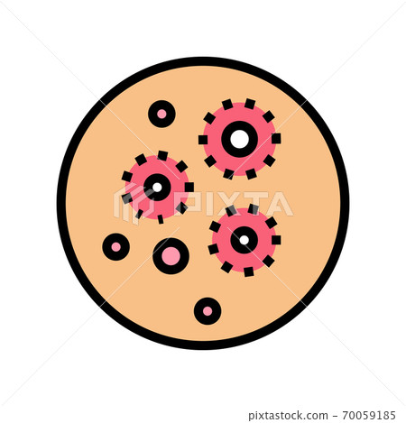 acne skin disease color icon vector illustration acne skin disease color icon vector illustration 70059185