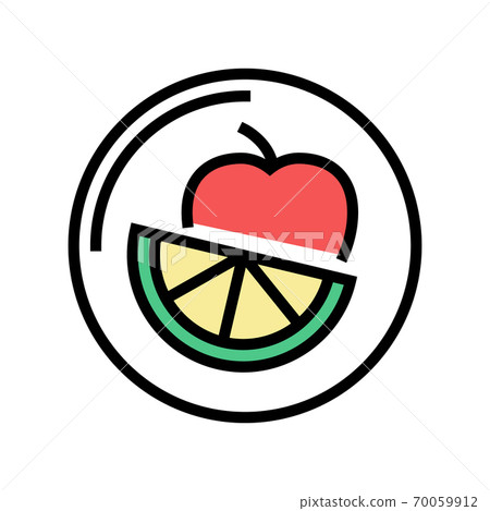 fruits department store color icon vector illustration 70059912