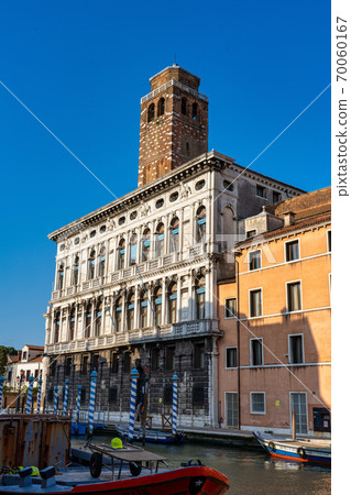 The San Geremia, elegant 18th century church in Venice, Italy. The San Geremia, elegant 18th century church in Venice, Italy. 70060167