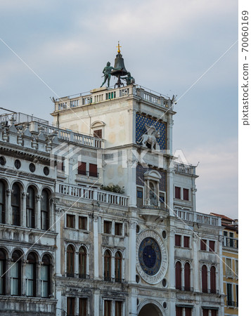 Astronomical clock tower with zodiac signs of St. Mark in Venice, Italy 70060169