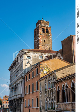 The San Geremia, elegant 18th century church in Venice, Italy. The San Geremia, elegant 18th century church in Venice, Italy. 70060189