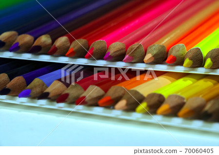 Colored pencils, isolated on the white background. Colored pencils, isolated on the white background. 70060405