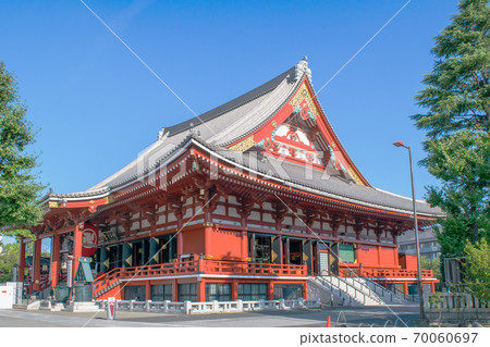 Senso-ji Temple, Asakusa, Tokyo - Main Hall (Kannon Hall) Senso-ji Temple, Asakusa, Tokyo - Main Hall (Kannon Hall) 70060697