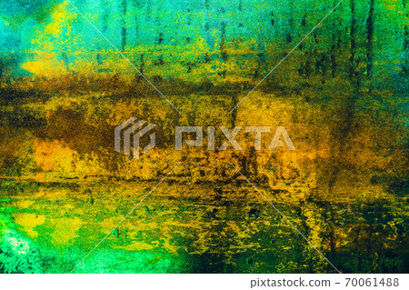 Rusty Metal Surface Texture. Cracked Abstract Art Background. Decorative Design Rusty Metal Surface Texture. Cracked Abstract Art Background. Decorative Design 70061488