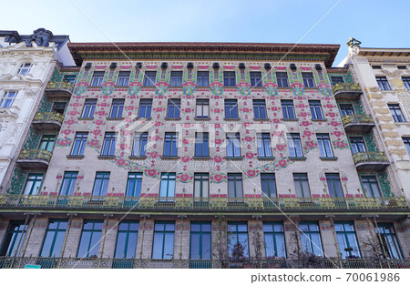 Majolica House, an apartment complex by Otto Wagner in Vienna 70061986