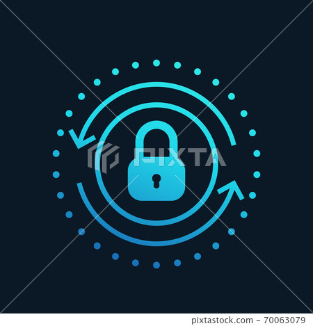 secure access vector icon 70063079