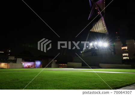 Night view of Art Tower Mito Night view of Art Tower Mito 70064307