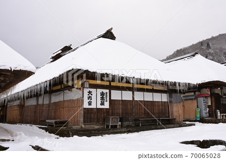 Fukushima Prefecture Ouchi-juku cityscape 70065028