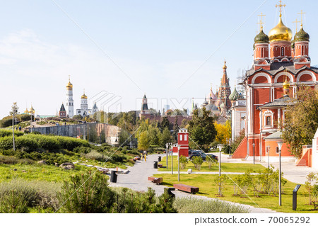 Zaryadye urban landscape public park in Moscow 70065292