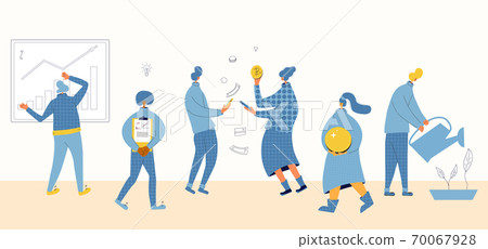 Invest in the company's bonds. Stock market image. 70067928