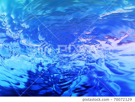 a clean blue sea water background, 3d render 70072129