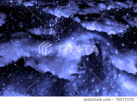 galaxy in a free space. 3D rendering galaxy in a free space. 3D rendering 70072570