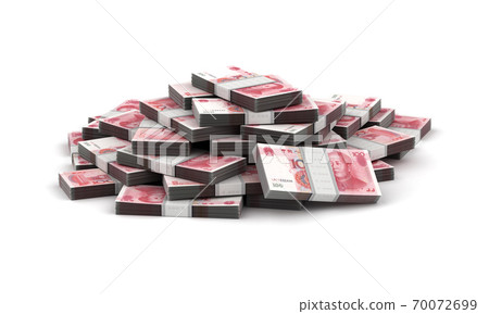 Stack of Yuan 70072699