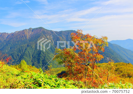 Beautiful Northern Alps Part 2010: Yakedake of Autumn Leaves Part 2010: Autumn Leaves and Northern Alps 2010 70075752
