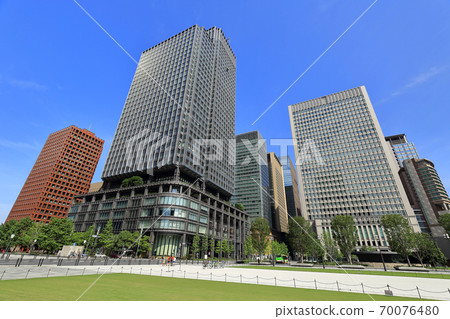 東京站丸之內站前廣場的景色 東京站丸之內站前廣場的景色 70076480