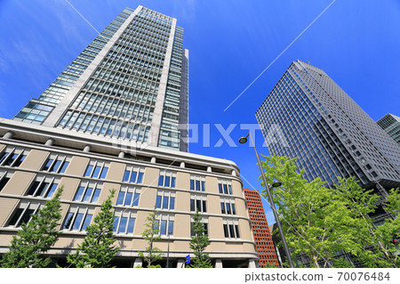 東京站丸之內站前廣場的景色 東京站丸之內站前廣場的景色 70076484