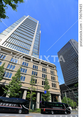 東京站丸之內站前廣場的景色 東京站丸之內站前廣場的景色 70076485