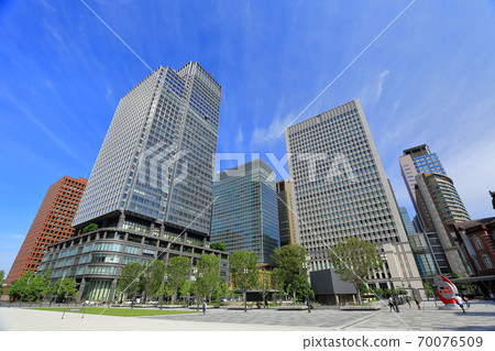 東京站丸之內站前廣場的景色 東京站丸之內站前廣場的景色 70076509