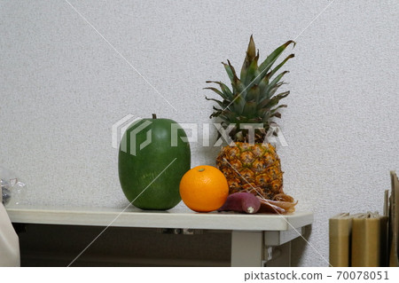 Wax gourd, pineapple, orange, sweet potato, dried squid Wax gourd, pineapple, orange, sweet potato, dried squid 70078051