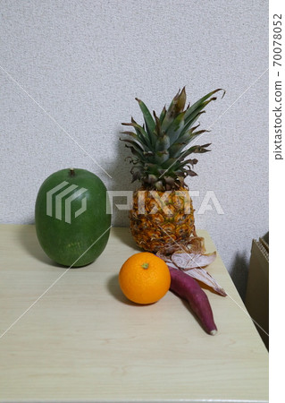 Wax gourd, pineapple, orange, sweet potato, dried squid Wax gourd, pineapple, orange, sweet potato, dried squid 70078052