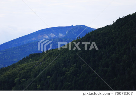 View of Mt. Iou from Mt. Futago in early autumn 70078307