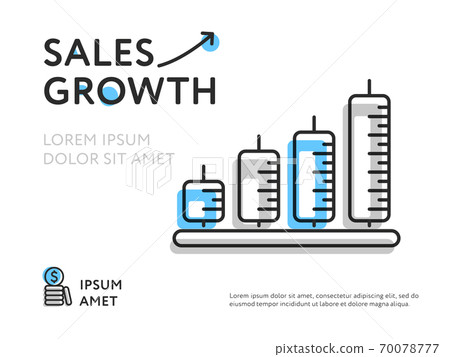 Colorful design for sales uplift-插圖素材 [70078777] - PIXTA圖庫